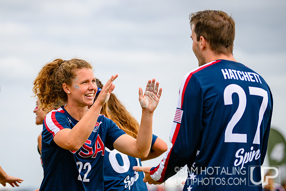 Bracket play during World Ultimate Championships at Runaway Bay Precinct
