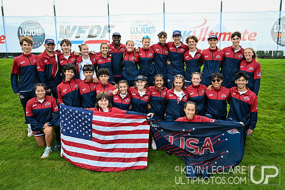 USA U20 Mixed Team Photo - WJUC Opening Ceremonies