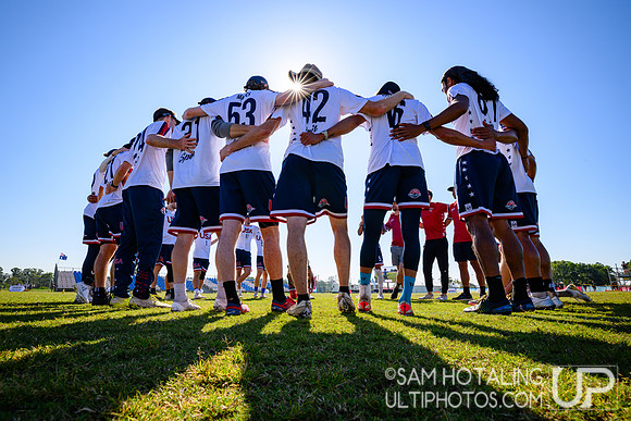 Pool play during World Ultimate Championships at Runaway Bay Precinct