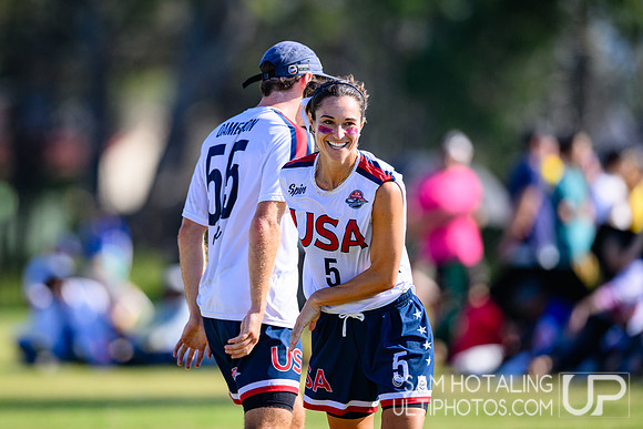 Pool play during World Ultimate Championships at Runaway Bay Precinct