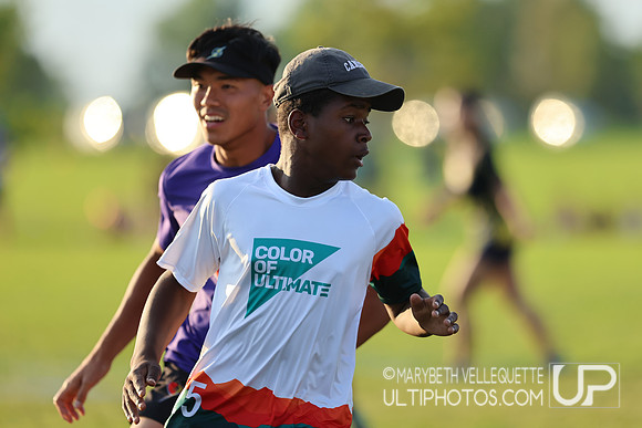 Color of Ultimate BIPOC hat game at the USA Ultimate Internation