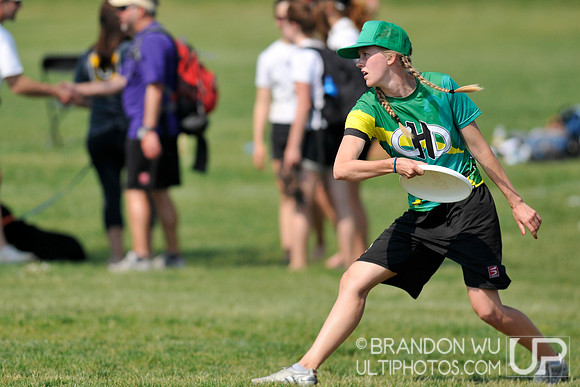 Sunday Women's Bracket Play - 2012 USAU D-III College Championships