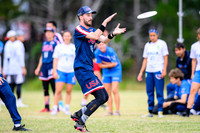 Mixed quarterfinals during World Ultimate Championships at Runaway Bay Sports Precinct