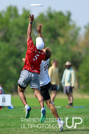 Friday action at the USAU International Club Championships in the Men's Division