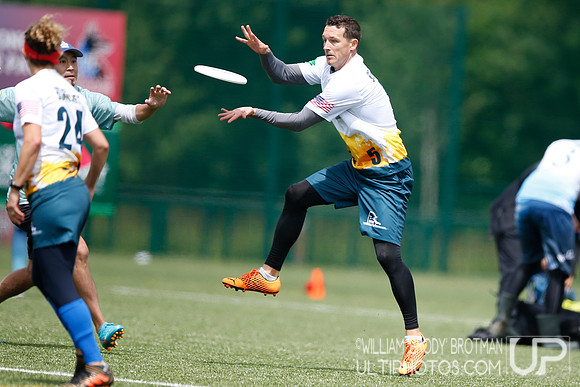 Day 2 of World Masters Ultimate Club Championships.