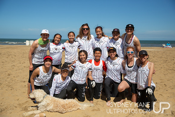 Blackwidows Team Photo Saturday - 2024 Beach Championships