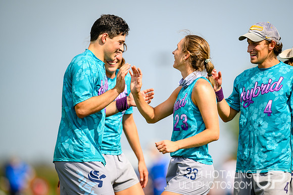 Mixed crossover play during International Club Championships at Aurora Sports Park