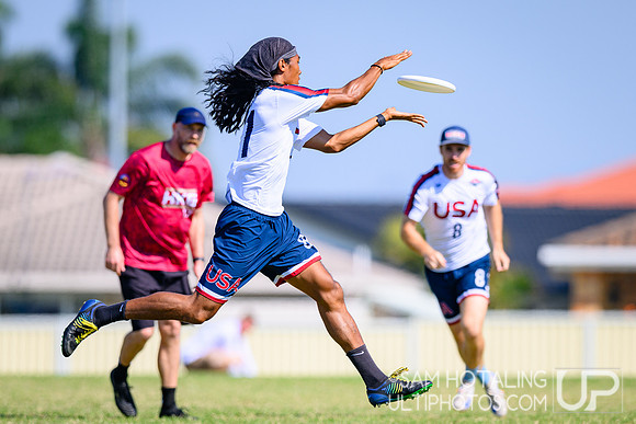 Pool play during World Ultimate Championships at Runaway Bay Precinct