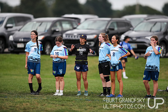 USA Ultimate YCC 2022 -- U20 Girls Sat Action