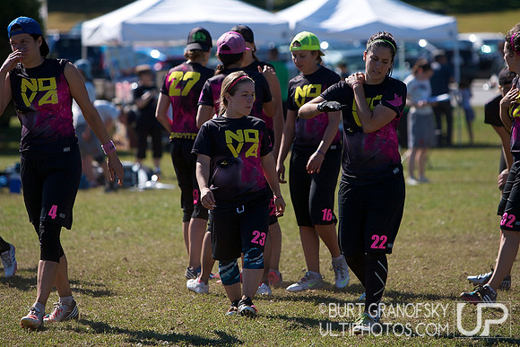 USAU NE Regionals 2013 -- Women's, Sunday Round 3