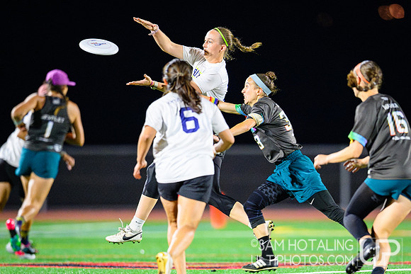 Brute Squad vs Scandal in women’s semifinals during Club Championships at Canyon Crest Academy