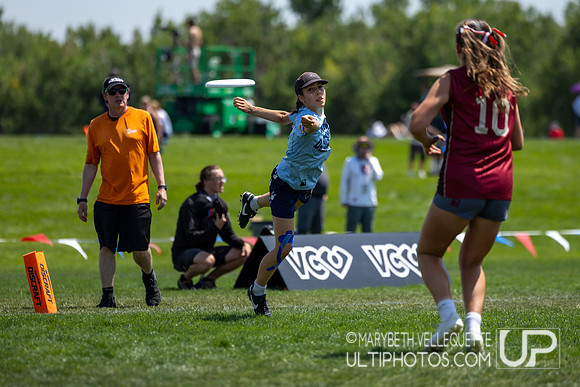 Monday action at the USA Ultimate Youth Club Championships. U-20