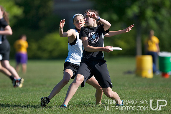 Girls Division, Saturday -- 2012 USAU HS Northeasterns