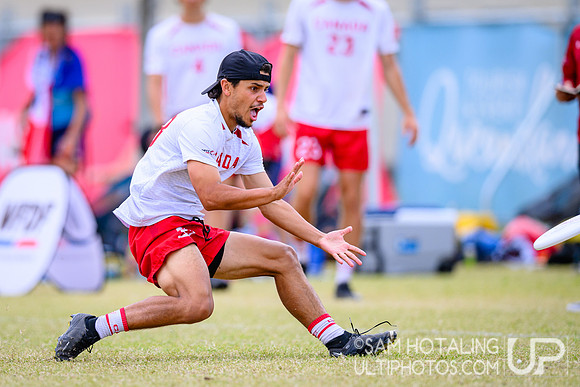 Open quarterfinals during World Ultimate Championships at Runaway Bay Sports Precinct