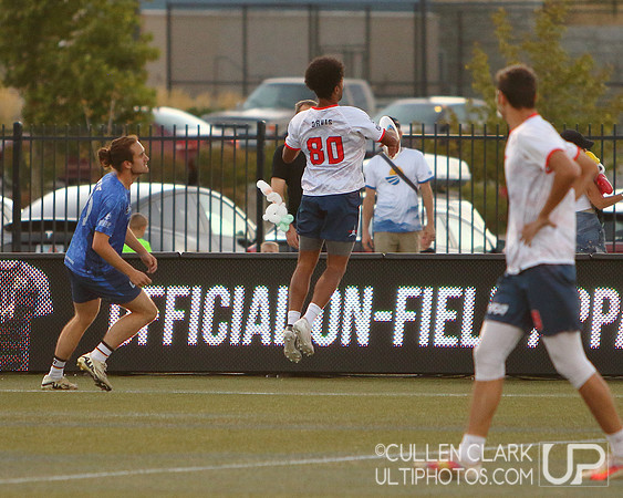 Seattle Cascades vs. Carolina Flyers UFA Championship Weekend semifinal game at Zions Bank Stadium. Friday, August 23, 2024