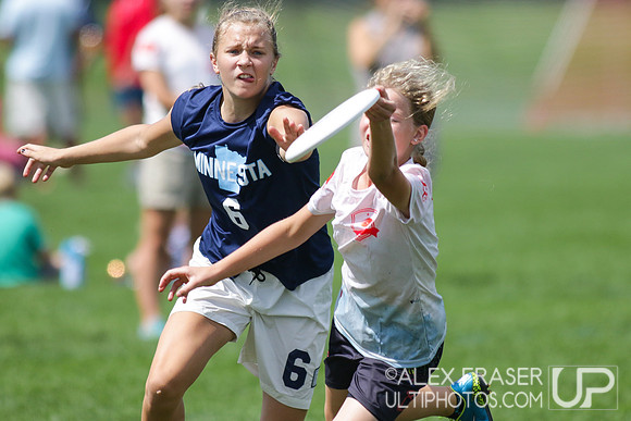 U16 Girls - Saturday - 2016 USAU Youth Club Championships