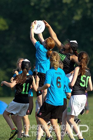 Sunday Girls Play-In Game -- USAU 2012 HS Southerns
