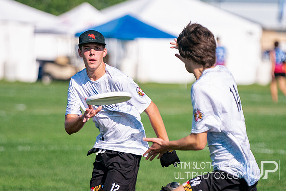 Pool play at 2024 USAU Youth Club Championship