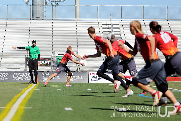 Saturday - Mixed Semifinals - 2013 USAU National Championships