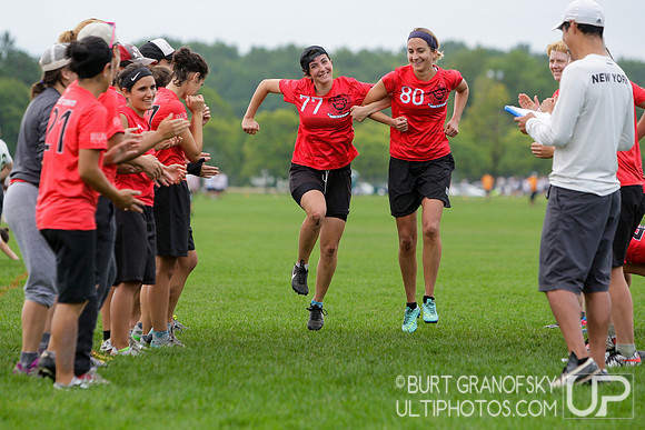 Saturday - Womens Round 1 - 2016 USAU Northeast Regionals