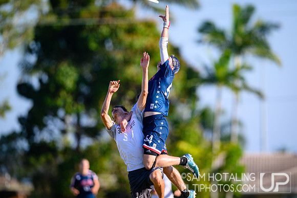 Mixed pool play during World Ultimate Championships at Runaway Bay Sports Precinct