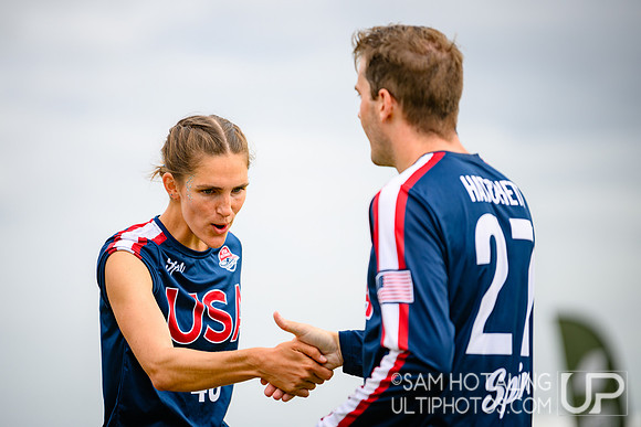 Bracket play during World Ultimate Championships at Runaway Bay Precinct