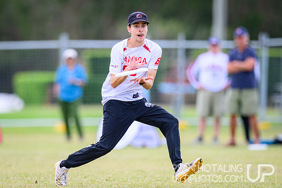 Open quarterfinals during World Ultimate Championships at Runaway Bay Sports Precinct