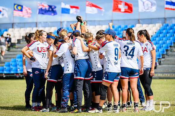 Power-pool play during World Ultimate Championships at Runaway Bay Precinct