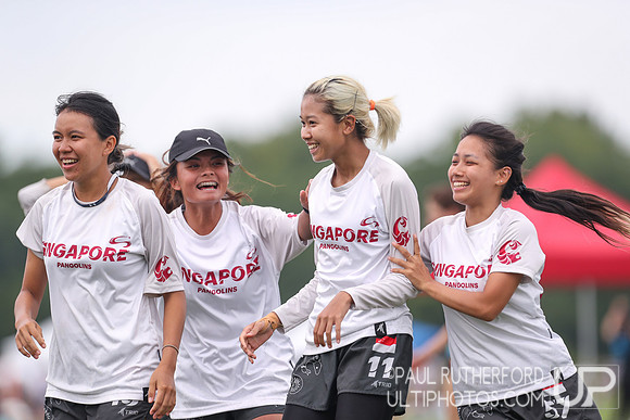 Salty and Pangolins at the 2022 World Ultimate Club Championships