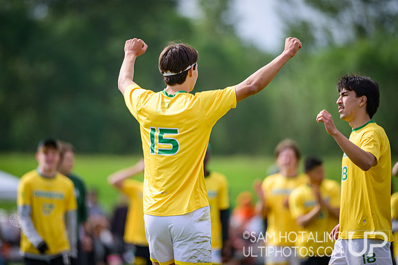 Pool play at USAU D-I College Championships