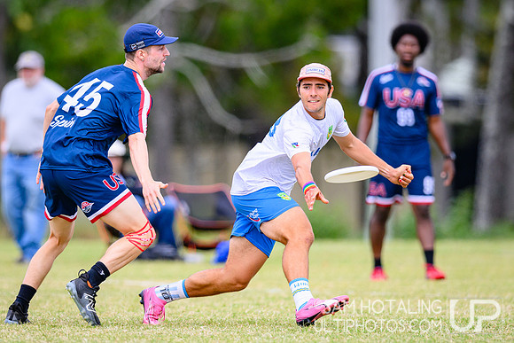 Mixed quarterfinals during World Ultimate Championships at Runaway Bay Sports Precinct