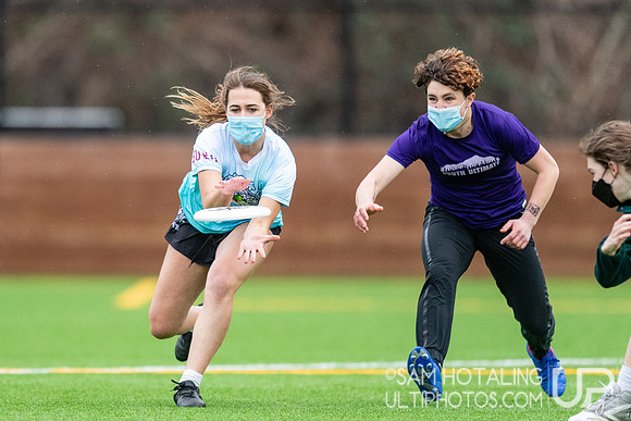 Youth ultimate frisbee at Seven Hills Invite