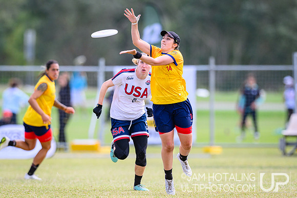 Women’s power-pools during World Ultimate Championships at Runaway Bay Sports Precinct