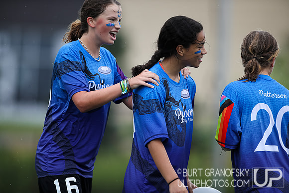 USA Ultimate YCC 2022 -- U17 Girls Sat Action