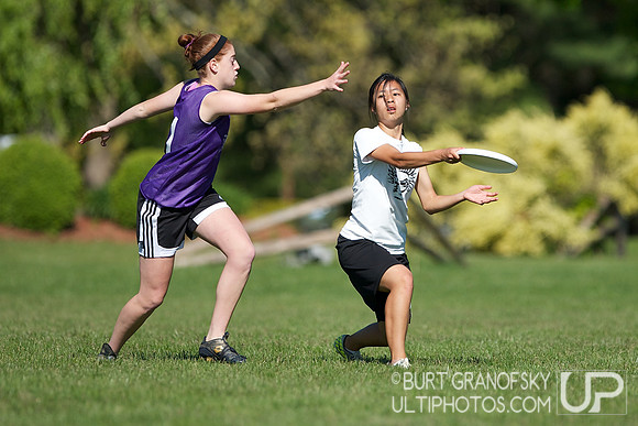 Girls Division, Saturday -- 2012 USAU HS Northeasterns
