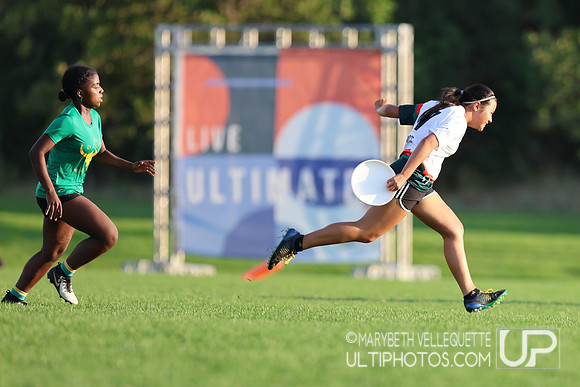 Color of Ultimate BIPOC hat game at the USA Ultimate Internation
