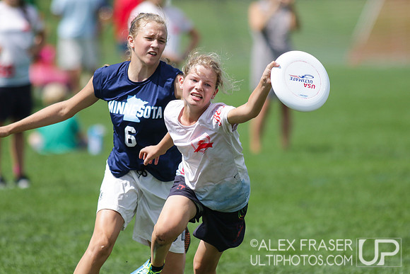 U16 Girls - Saturday - 2016 USAU Youth Club Championships