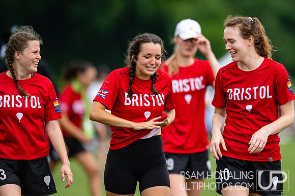 Bristol Women vs FABulous in pool play at World Ultimate Club Championships