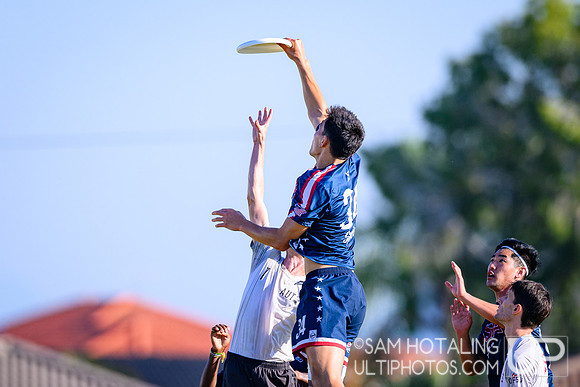 Mixed pool play during World Ultimate Championships at Runaway Bay Sports Precinct