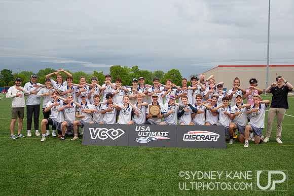 St Olaf Men's Champions 2024 USA Ultimate Division III College C