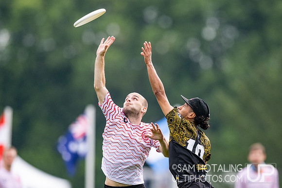 Charrúa vs Eintracht Frankfurt in pool play at World Ultimate Club Championships