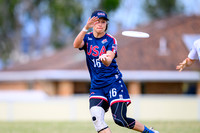 Mixed quarterfinals during World Ultimate Championships at Runaway Bay Sports Precinct