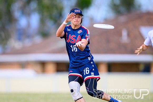 Mixed quarterfinals during World Ultimate Championships at Runaway Bay Sports Precinct