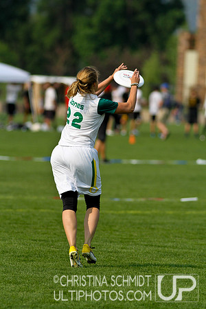 2012 USAU D-I College Championships Saturday Round 1 Action