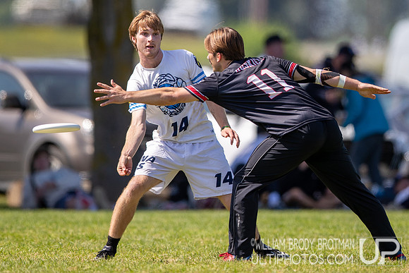 Day 2 of the USA Ultimate D-I College Championships