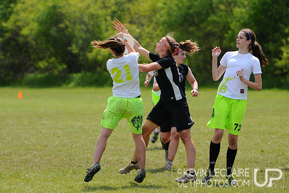 2010 UPA High School Girls Eastern Championship Finals -- Amherst vs. YHB