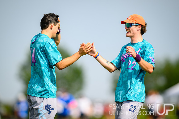 Mixed crossover play during International Club Championships at Aurora Sports Park