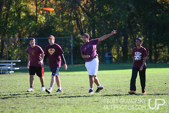 Action from the Sharon HS Spirit of the Game tournament