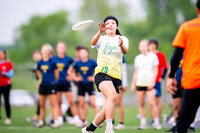 Women’s pool play at USAU DI College Championships