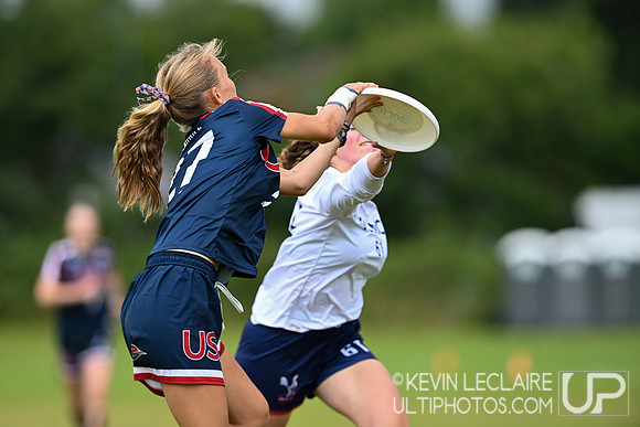 USA vs France U20 Women's - WJUC Thursday Round 2